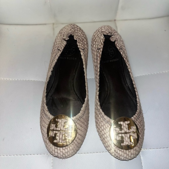 Tory Burch women’s Ponyhair travel ballet flats - Picture 3 of 4
